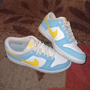 Nike Blue and Yellow Sneakers